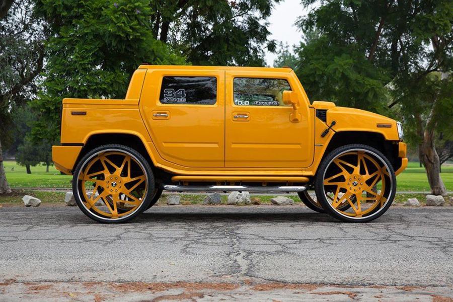  Hummer H2 SUT on Forgiato Wheels 2014 года  (фото 3 из 7)